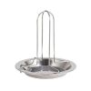 Grilled Chicken Rack Barbecue Grillen Cooking Camping Roaster Bbq Rack Accessories Outdoor Rack Chicken Non-stick Pan