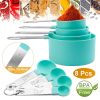 8Pcs Measuring Spoons/Cups