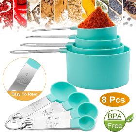 8Pcs Measuring Spoons/Cups
