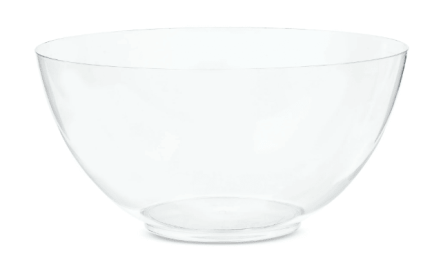 Clear Plastic Punch Bowl