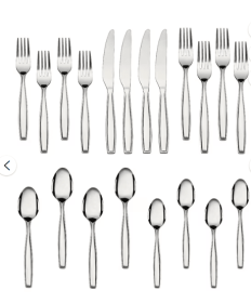 Mainstays Fairport 20 Piece Flatware Set