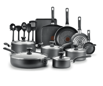 T-fal 20 Piece Non-Stick Pots and Pans Set