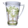 2.75 Quarts Palm Tree Water Pitcher