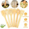 6Pcs Bamboo Cooking Utensils