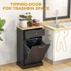 Free Standing Tilt Out Trash Bin Cabinet