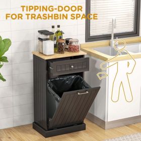 Free Standing Tilt Out Trash Bin Cabinet