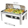 Rectangle Roll Top Chafing Dish