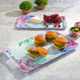 Decorated Serving Trays 2 Pcs