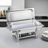 SOGA Single Tray Stainless Steel Chafing Catering Dish Food Warmer