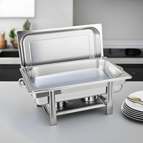 SOGA Single Tray Stainless Steel Chafing Catering Dish Food Warmer