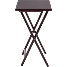 Folding TV Tray Table Set of 2