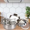 Stainless Steel Pots Pans Cookware Set