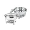 2 Pcs Round Buffet Catering Dish Set