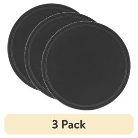 Nonstick 12" Diameter Pizza Pan, Pizza Crisper, Dark Gray