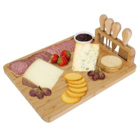 Bamboo Charcuterie Cheese Board Platter