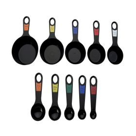 10 Piece Nesting Measuring Cup and Spoon Set
