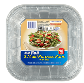 EZ Foil Roaster Pans with Lids