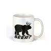Bear Silhouette Ceramic Coffee Mug