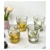Palm Tree Design Acrylic Drinking Glasses Set of 4