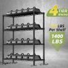 4-Tier Steel Storage Rack