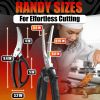 Heavy Duty Poultry Shears Stainless Steel Meat Scissors Heavy Duty Ergonomic Kitchen Shears for Food Vegetables Seafood Bones High Wear Resistance & T
