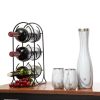 Stainless Steel Carafe and Wine Glass Set