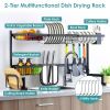 2-Tier Over the Sink Dish Drying Rack