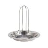 Grilled Chicken Rack Barbecue Grillen Cooking Camping Roaster Bbq Rack Accessories Outdoor Rack Chicken Non-stick Pan