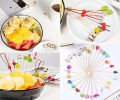 Bamboo Fruit Picks Fancy Cocktail Sticks Appetizer Toothpicks [Fruit-1]