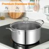 Stainless Steel Pots and Pans Set