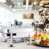 SOGA Single Tray Stainless Steel Chafing Catering Dish Food Warmer