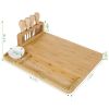 Bamboo Charcuterie Cheese Board Platter